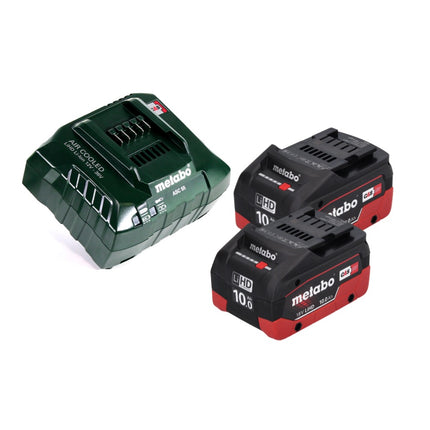 Sierra tronzadora a batería Metabo KGS 18 LTX 216 18 V 216 mm + 2 baterías 10,0 Ah + cargador
