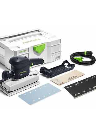 Lijadora orbital deslizante Festool RS 200 EQ-Plus 330 W 115 x 225 mm (567841) + zapata de lijado SSH STF 115x225/10 (483679) + Systainer