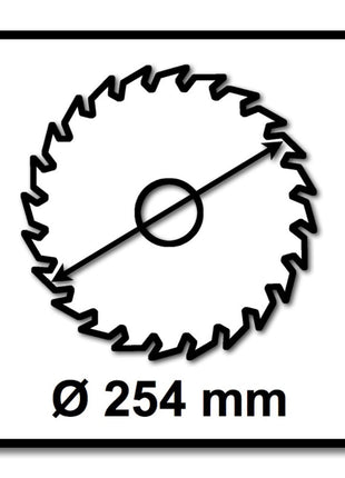 Juego de hojas de sierra circular especiales Festool 2x TF80 A 254 x 2,4 x 30 mm (2x 575978) para sierra de mesa TKS 80