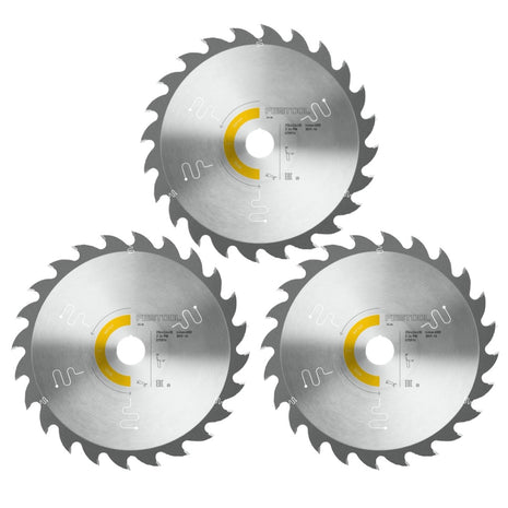 Juego de hojas de sierra circular Festool Panther 3x PW24 254 x 2,4 x 30 mm (3x 575974) para sierra de mesa TKS 80