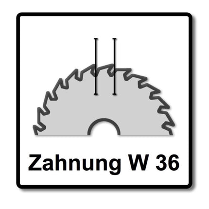 Festool Universal Kreissägeblatt Set 3x HW 216 x 30 x 2,3 mm W36 216 mm 36 Zähne ( 3x 500124 )