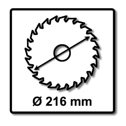 Festool Universal Kreissägeblatt Set 3x HW 216 x 30 x 2,3 mm W36 216 mm 36 Zähne ( 3x 500124 )