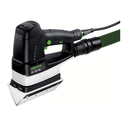 Lijadora lineal Festool LS 130 EQ-Plus DUPLEX 260 W 133 x 80 mm + 1x zapata de perfil radial R25 + 200x tiras de lijado + Systainer