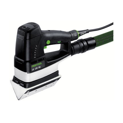 Lijadora lineal Festool LS 130 EQ-Plus DUPLEX 260 W 133 x 80 mm + 1x zapata de perfil radial R10 + 400x tiras de lijado + Systainer