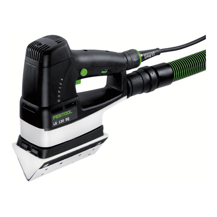 Lijadora lineal Festool LS 130 EQ-Plus DUPLEX 260 W 133 x 80 mm + 1x zapata de perfil radial R10 + 200x tiras de lijado + Systainer