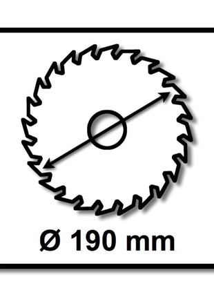 Festool special circular saw blade set TF58 3x 190 x 2.6 mm 190 mm ( 3x 492051 ) 58 teeth