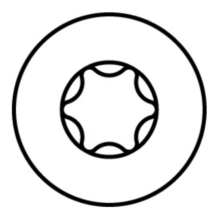 HECO MULTI MONTI plus F Screw Anchor 6.0x40mm, Concrete Screw, Countersunk Head, T-Drive, Blue Zinc Plated, A2K, 100 pcs. (49860)