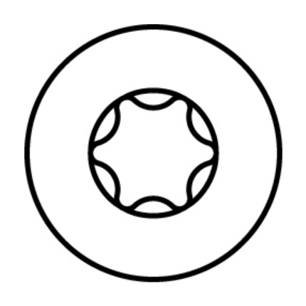 HECO MULTI MONTI plus F Vite di ancoraggio 6,0 x 80 mm - 50 pz. ( 48501 ) Vite per calcestruzzo, testa svasata, T-Drive, zincata blu, A2K