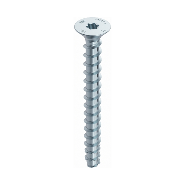 HECO MULTI MONTI plus F Screw Anchor 6,0x100mm, Concrete Screw, Countersunk Head, T-Drive, Blue Zinc Plated, A2K, 50 pcs. (48503)