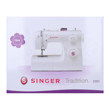 Máquina de coser Singer 2263 Tradition 70 vatios 750 rpm 4 mm de largo de puntada / 5 mm de ancho de puntada