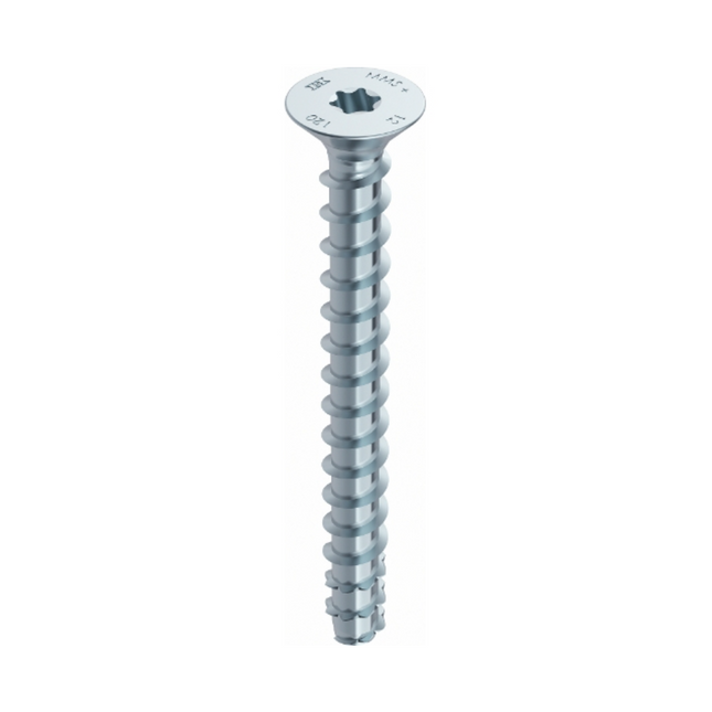 HECO MULTI MONTI plus F Screw Anchors, 6.0 x 70mm, Concrete screws, Countersunk head, Blue zinc-plated, A2K, 200 pcs. (2x 48499)