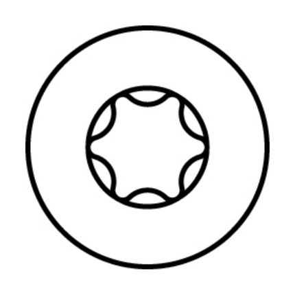 HECO MULTI MONTI plus F Vis d'ancrage, 6,0 x 50mm, Vis à béton, Tête fraisée, Zingué bleu, A2K, 200 pcs. (2x 48495)