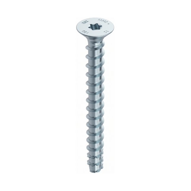 HECO MULTI MONTI plus F Screw Anchor, 6.0 x 50 mm, Concrete screws, Countersunk head, Blue zinc-plated, A2K, 400 pcs. (4x 48495)