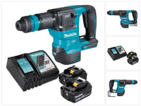 Makita DHK 180 RG Akku Meisselhammer 18 V 3 1 J SDS Plus Brushless 2x Akku 6 0 Ah Ladegeraet 0 - toolbrothers