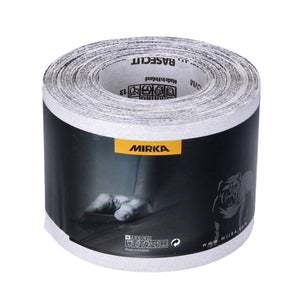Mirka BASECUT Schleifpapier 115 mm x 50 m P180 Schleifrolle ( 2251100118N ) Universal Schleifpapier