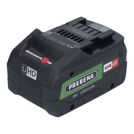 Prebena AKKU18-5.5-LIHD batteria ricaricabile 18 V 5,5 Ah / 5500 mAh LiHD Li-Ion CAS con indicatore del livello di carica