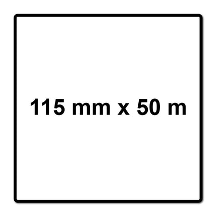 Mirka BASECUT Schleifpapier 115 mm x 50 m P120 4x Schleifrolle ( 4x 2251100112N ) Universal Schleifpapier