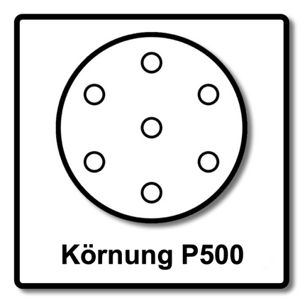 Mirka BASECUT Disco abrasivo Grip 150 mm P500 / 15 fori - 400 pz. ( 4x 2261109951 )