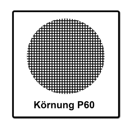 Mirka BASECUT Disco abrasivo Grip 150 mm P60 / 15 fori - 200 pz. ( 4x 2261105060 )