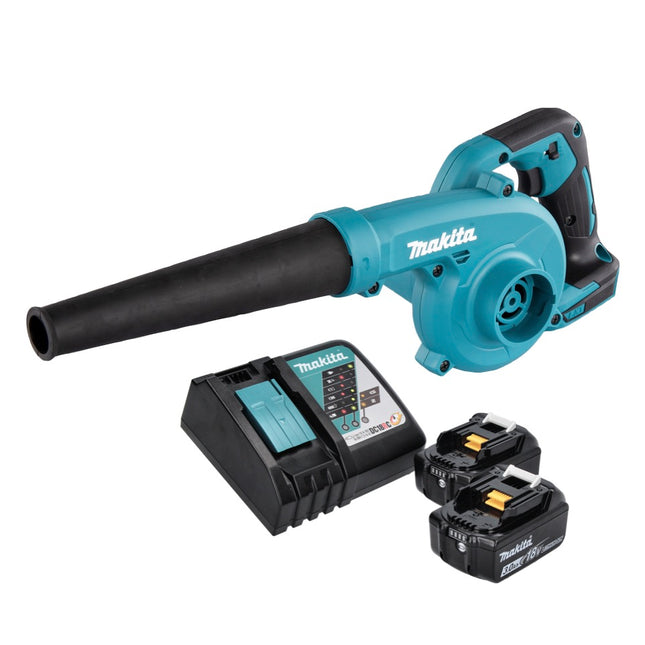 Makita DUB 185 RF cordless leaf blower blower 18 V + 2x rechargeable battery 3.0 Ah + charger