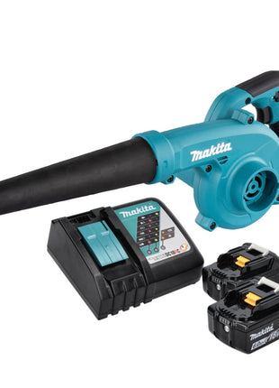 Makita DUB 185 RG Soffiatore a batteria 18 V + 2x batteria 6,0 Ah + caricatore