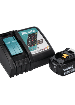 Makita DUB 186 RF1 Soffiatore a batteria Soffiatore per foglie 18 V + 1x batteria ricaricabile 3,0 Ah + caricabatterie