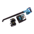 Soplador de hojas a batería Makita DUB 186 RF 18 V + 2 baterías 3,0 Ah + cargador