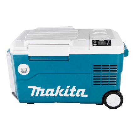 Makita DCW 180 PG Glacière et réchaud à compresseur sans fil 36 V ( 2x 18 V ) 20 L + 2x batterie 6,0 Ah + double chargeur