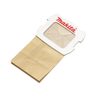 Makita Sac à poussière en papier pour ponceuses excentriques BO 5031 / BO 5041 / DBO 180 et ponceuses vibrantes BO 3711 / BO 4555 / BO 4565 - 20 pcs. (4x 194746-9)