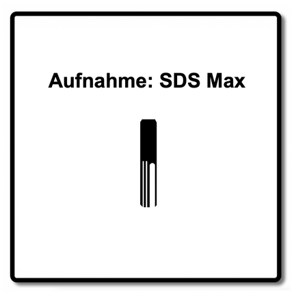 Cincel plano Makita 25 x 400 mm SDS Max 1 pieza (D-34213)