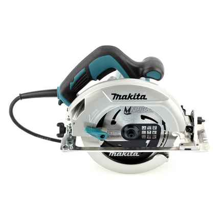 Makita HS 7601 J Ręczna pilarka tarczowa 190 mm 1200 W + tarcza pilarska + 2x zacisk śrubowy + Makpac
