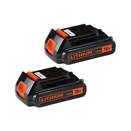 Taladro percutor inalámbrico Black &amp; Decker BDCHD18BAFC 18 V 40 Nm + 2x baterías 1,5 Ah + cargador + set de accesorios 80 piezas + estuche