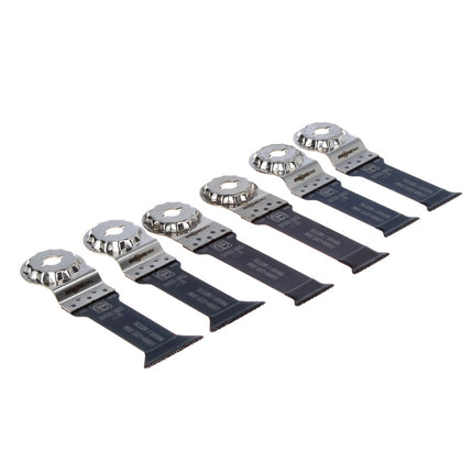 FEIN Best Of E-Cut Set di 6 Lame Starlock Max Wood & Metal ( 35222967050 ) - per utensile ad oscillazione Multimaster