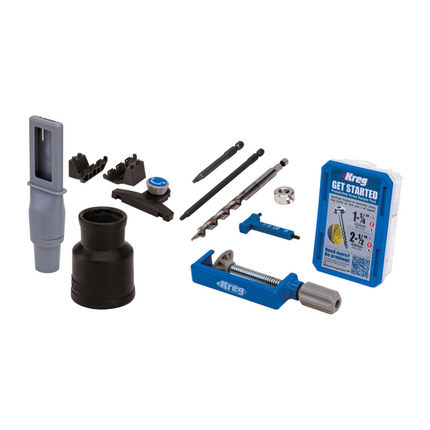 KREG Pocket Hole Jig 720 PRO pocket hole drilling jig + base station + micro drilling jig + step drill + bit + screws