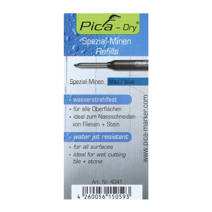 Pica DRY Spezial Minen Wasserstrahlfest Blau 10 Stk. ( 4041 ) - Toolbrothers