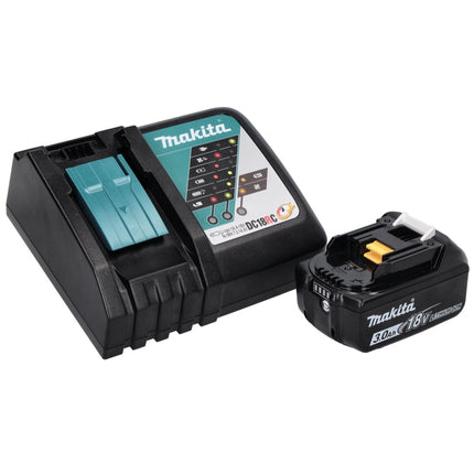 Makita DTW 180 RF1J cordless impact wrench 18 V 180 Nm 3/8" brushless + 1x 3.0 Ah battery + charger + Makpac