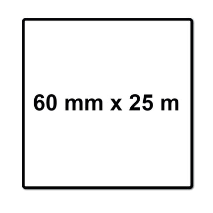 Meisterling Nastro adesivo Tyvek 60 mm x 25 m ( 10x 006300000210 ) - 10 pz. / resistente agli strappi