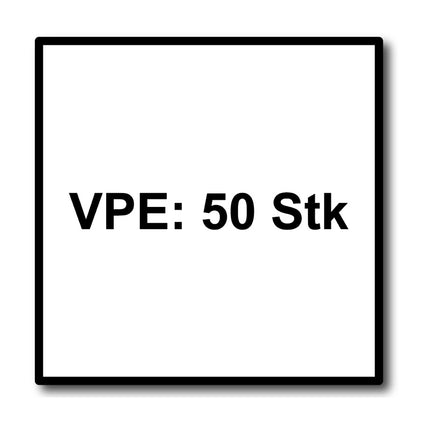 HECO TOPIX plus Vis à bois Professionnelle 8.0 x 100 mm, Filetage partiel , Tête ronde large, T-Drive, Galvanisé bleu, A3K, 50pcs ( 61259 )