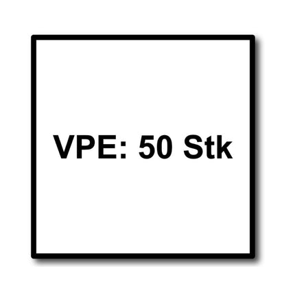 HECO TOPIX Vis à bois professionnelle plus 8,0 x 120 mm - 50 pièces (61270)