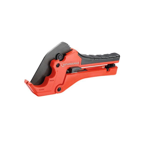 Rothenberger ROCUT 42 TWIN CUT plastic pipe cutter 0 - 42 mm cuts ( 1000003011 ) for cutting PE / MSR / PEX / PB / PVC / PPR pipes