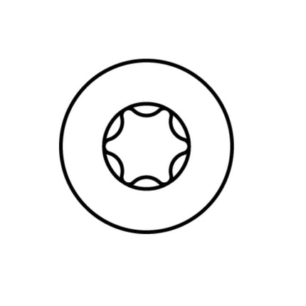 HECO TOPIX plus Vis à bois professionnelle 8,0 x 240 mm, Filetage partiel, Tête ronde large, T-Drive, Zingué bleu, A3K - 100 pcs. (2x 61341)