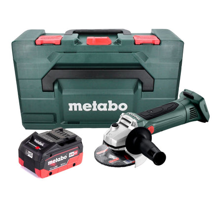Metabo W 18 LTX 125 Akku Winkelschleifer 18 V 125 mm + 1x Akku 8,0 Ah + metaBOX - ohne Ladegerät