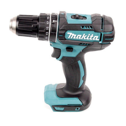 Makita DHP 482 RF1 Perceuse-visseuse à percussion sans fil 18 V 62 Nm + 1x Batterie 3,0 Ah + Chargeur + Jeu de 100 embouts