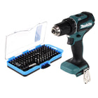 Makita DDF 485 Z Akku Bohrschrauber 18 V 50 Nm Brushless + 100 tlg. Bit Set - ohne Akku, ohne Ladegerät