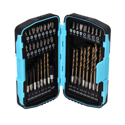Makita DDF 482 Z Perceuse-visseuse sans fil 62Nm 18V  + Set de forets à embouts -  40 pièces - sans batterie, sans chargeur