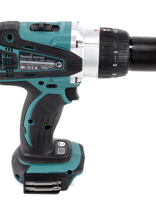 Makita DDF 458 Z taladro atornillador inalámbrico 18 V 91 Nm + juego de brocas de 40 piezas - sin batería, sin cargador