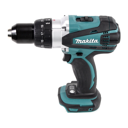 Makita DDF 458 RF1 taladro atornillador inalámbrico 18 V 91 Nm + 1x batería 3,0 Ah + cargador + juego de puntas 100 piezas