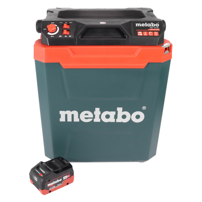 Enfriadora sin cable Metabo KB 18 BL 18 V con función de mantenimiento del calor 28 l sin escobillas + 1x batería recargable 8,0 Ah - sin cargador
