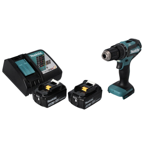 Makita DHP 485 RF cordless impact drill 18 V 50 Nm brushless + 2x rechargeable battery 3.0 Ah + charger