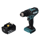 Taladro de percusión sin cable Makita DHP 485 M1 18 V 50 Nm sin escobillas + 1x batería recargable 4,0 Ah - sin cargador